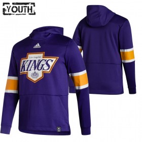 Kinder Los Angeles Kings Blank 2020-21 Reverse Retro Pullover Hooded Sweatshirt